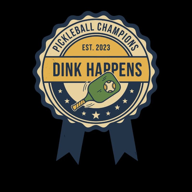 Pickleball Funny Player Dink Happens Champions