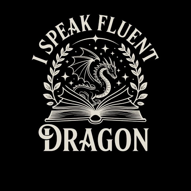 Fantasy Lesen Drache Buch - Speak Fluent Dragon