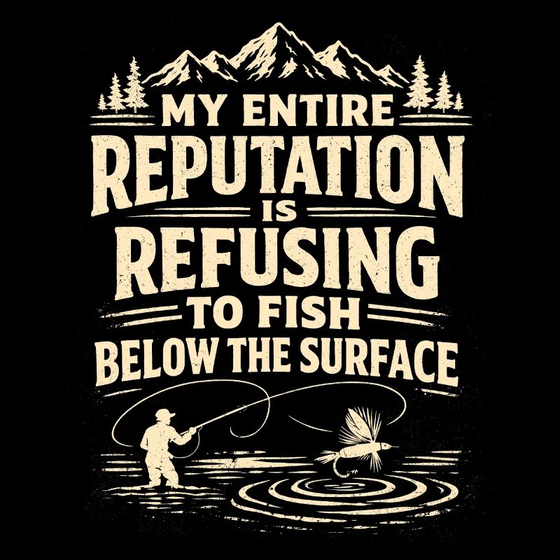 Never Below the Surface | Fly Fishing Humor