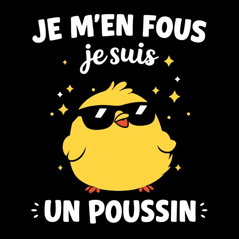 Poussin soleil lunettes chic