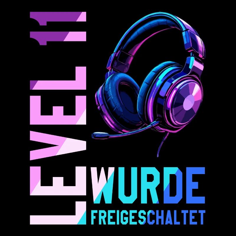 11. Geburtstag Junge Mädchen 11 Jahre Level 11