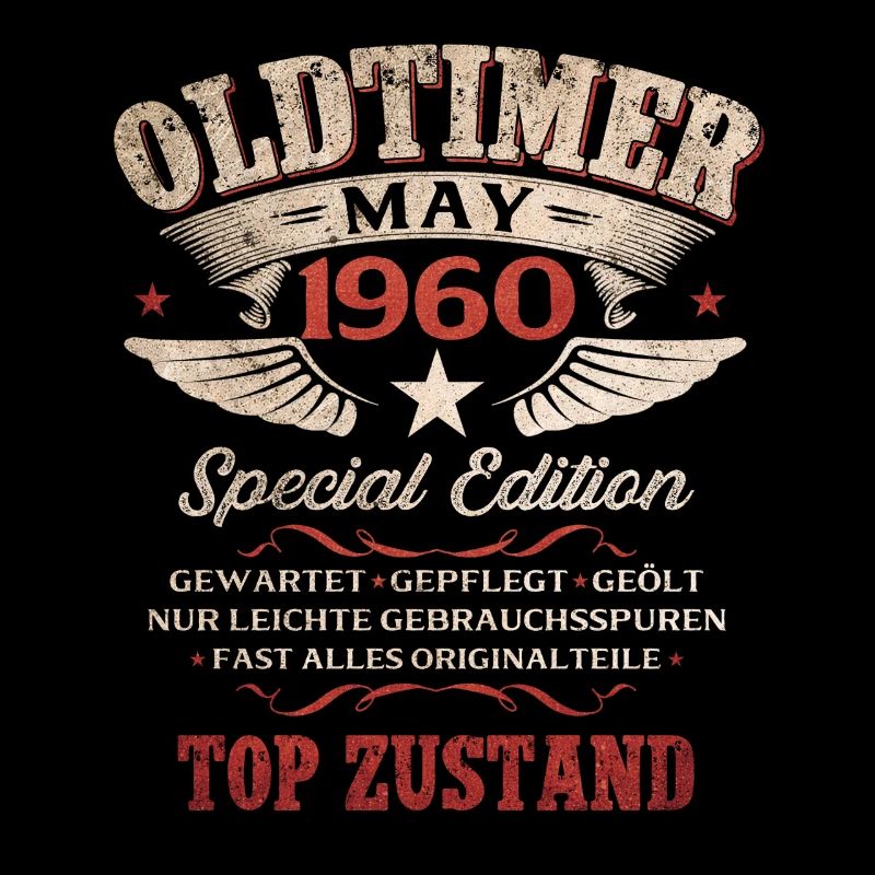 66. Geburtstag Geschenk Mann Oldtimer Mai 1960