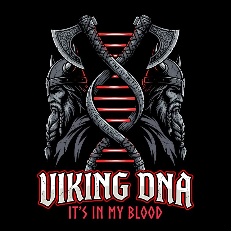 Symbole de hache à ADN viking – C’est dans le sang