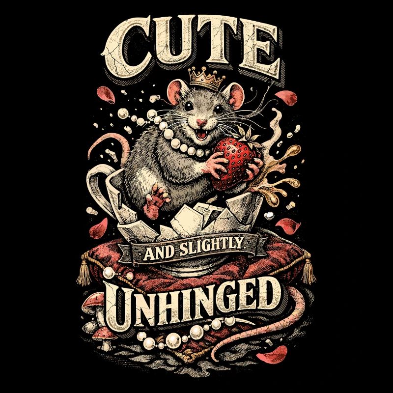 Farbratte Hausratte Cute And Slightly Unhinged