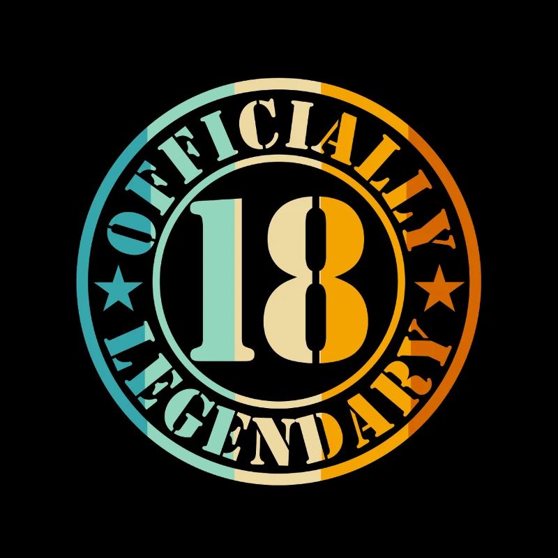 18. Geburtstag Junge Mädchen Legende Level 18