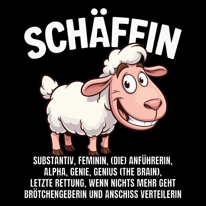 Schäffin - Alpha Schaf mit Sonnenbrille