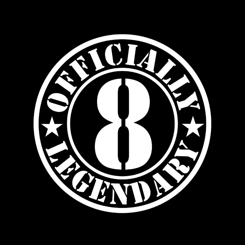 8. Geburtstag Junge Mädchen Offiziell Legende 8