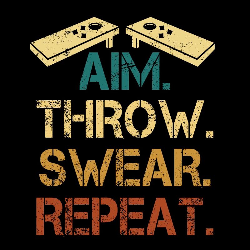 Aim Throw Wear Repeat Tee
