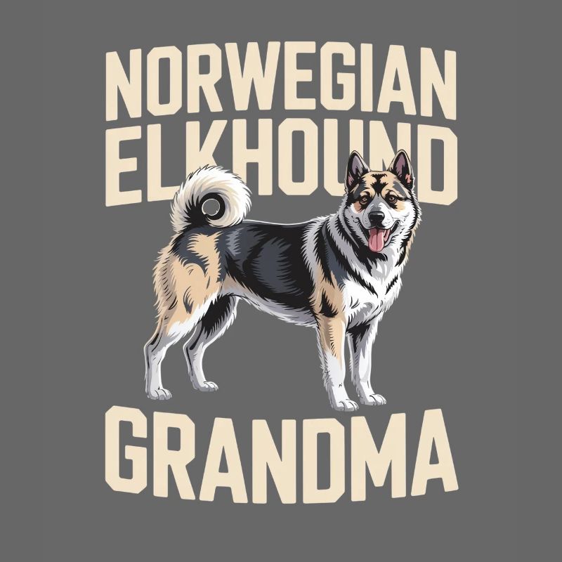 Norwegian Elkhound Granny Norwegian Elkhound