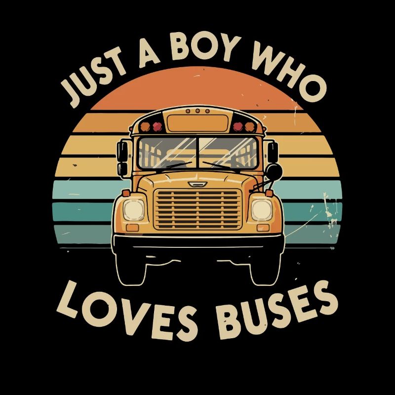 Nur ein Junge liebt Busse