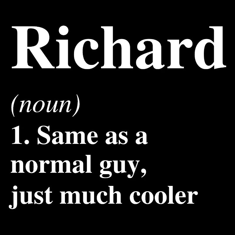 Richard Definition Cooler Name Spruch Geschenk