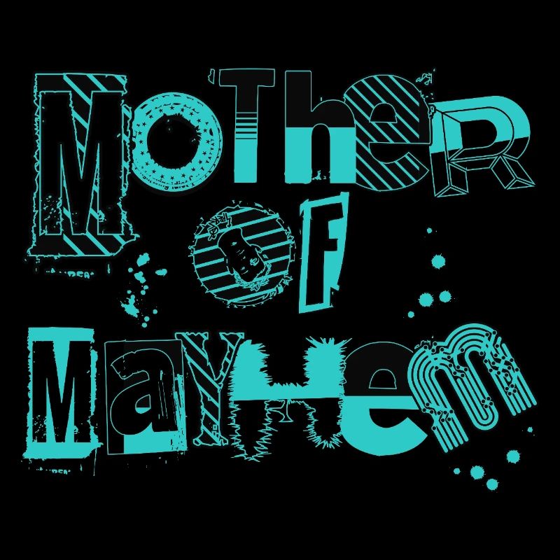 Mutter Des Chaos Wilde Mutterschaft Mama Von Mädchen Junge