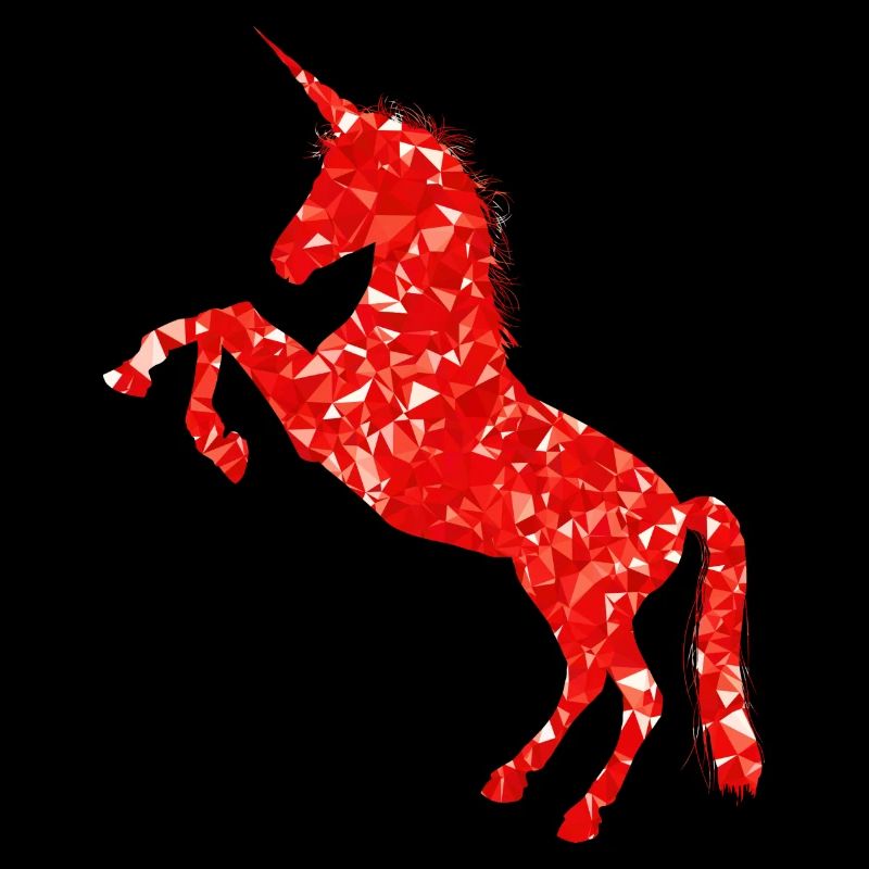 Unicorn red