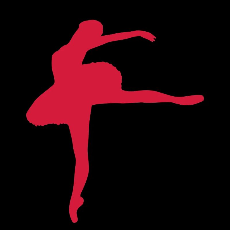 Vector Ballet dancer Silhouette
