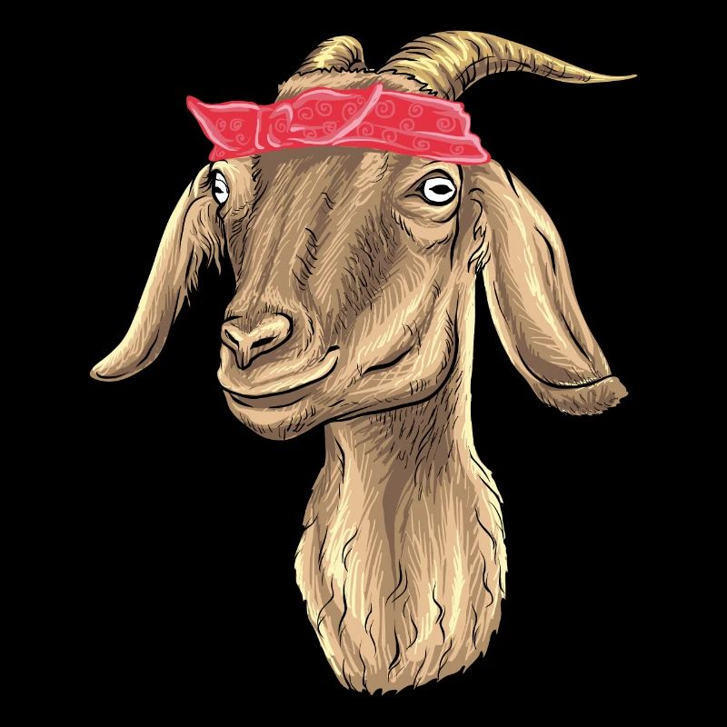 Chèvre avec Bandana