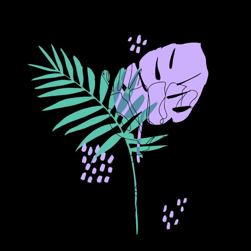 Artistic plant illustration