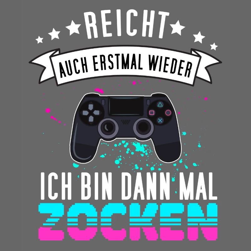 Gamer Design mit Controller - Funny Gaming Gamepad