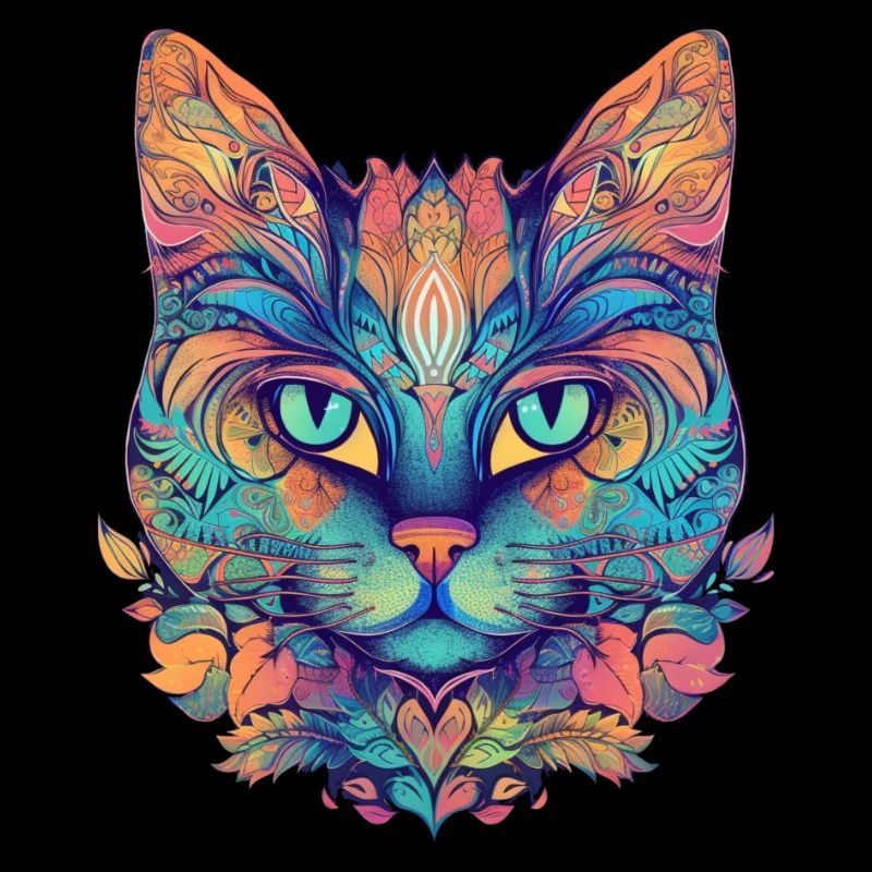 Chat abstrait
