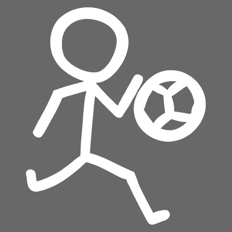 Fußballer Minimalist