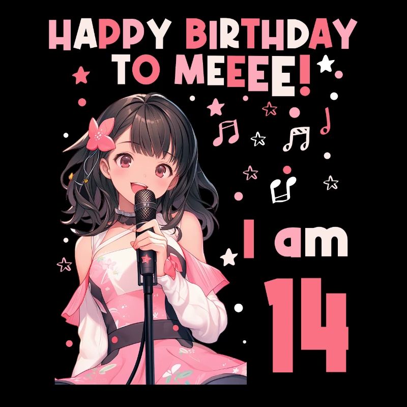 Anime Mandga K-Pop KPop Mädchen 14. Geburtstag
