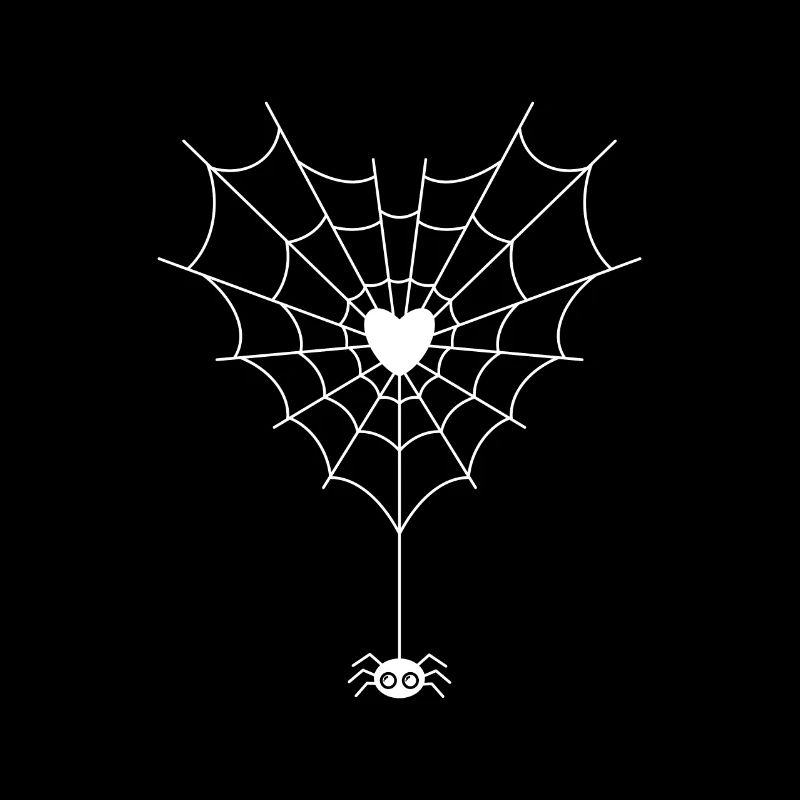 Spinne im Spinnennetz