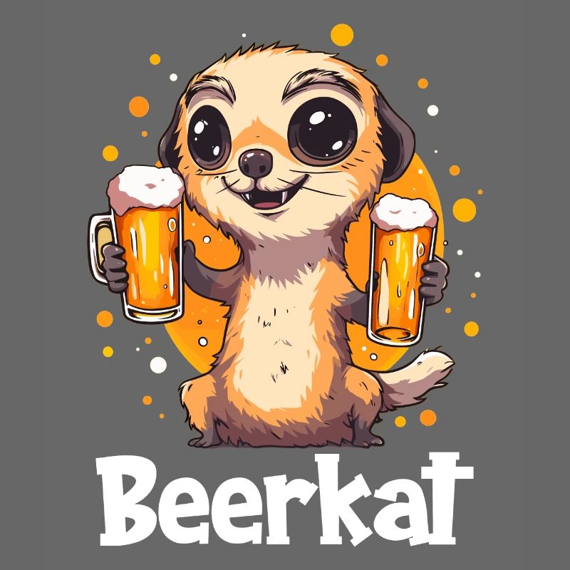 Erdmännchen Trinkt Bier Meerkat Beerkat