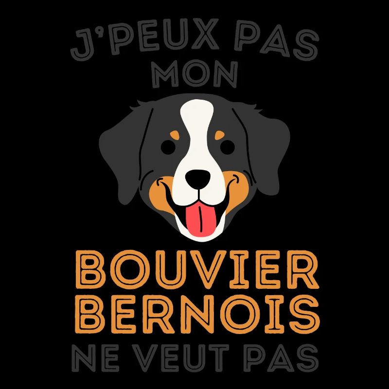 Chien de race bouvier bernois