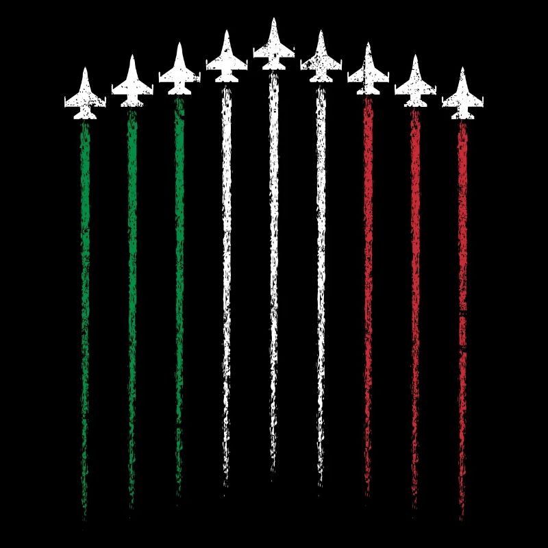 Flag Hue Swords in Green White Red