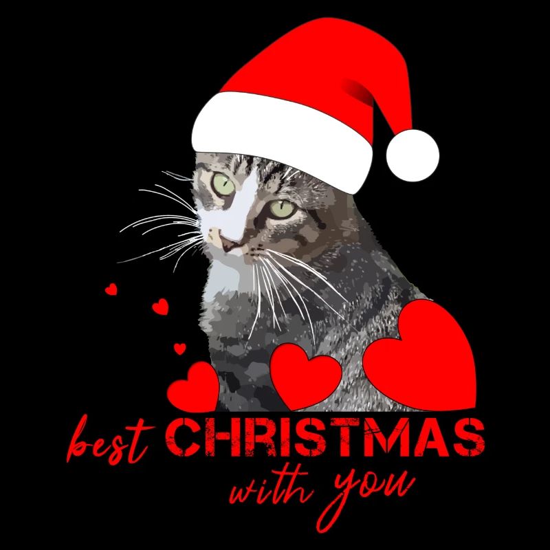 meilleur chat de Noël de Noël