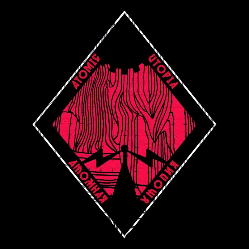 Atomic Utopia - Geometric Fire Rhombus