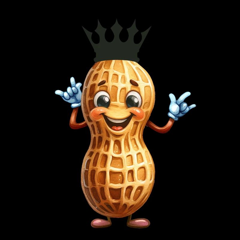Roi des cacahuètes Cacahuètes Noix Cacahuètes