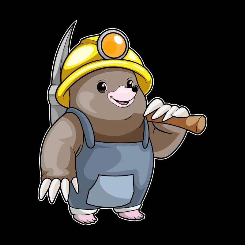 Mole Miner Pickaxe Mining