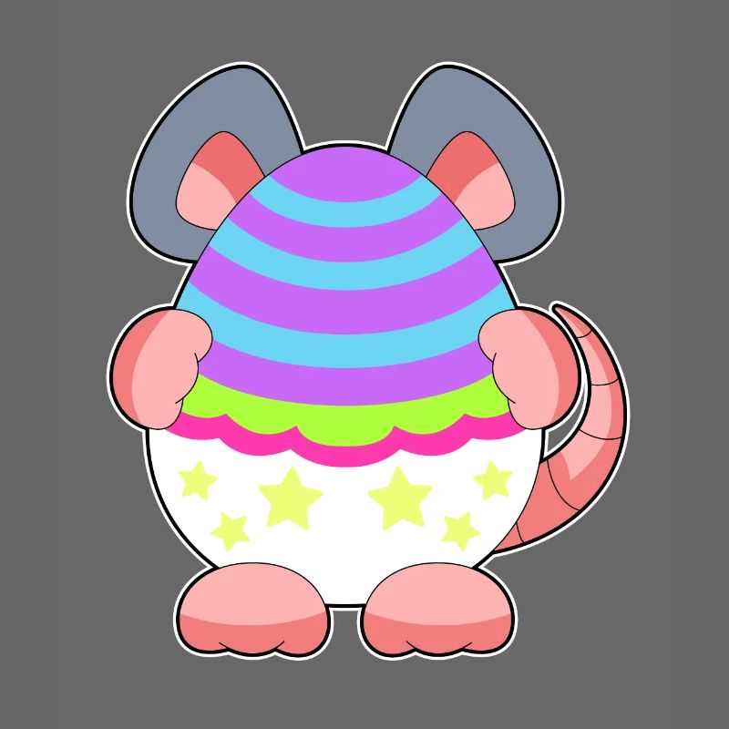 Mouse Easter Easter Egg Hide