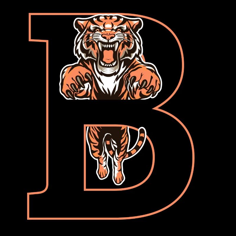 Buchstabe b Tiger - Geschenkidee