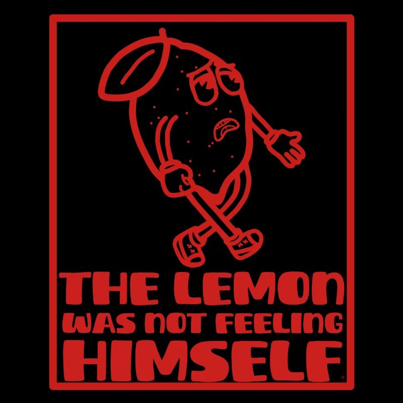Se sentir comme un citron cartoon