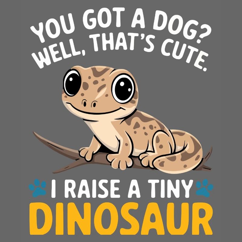 Funny Tiny Dinosaur Lizard
