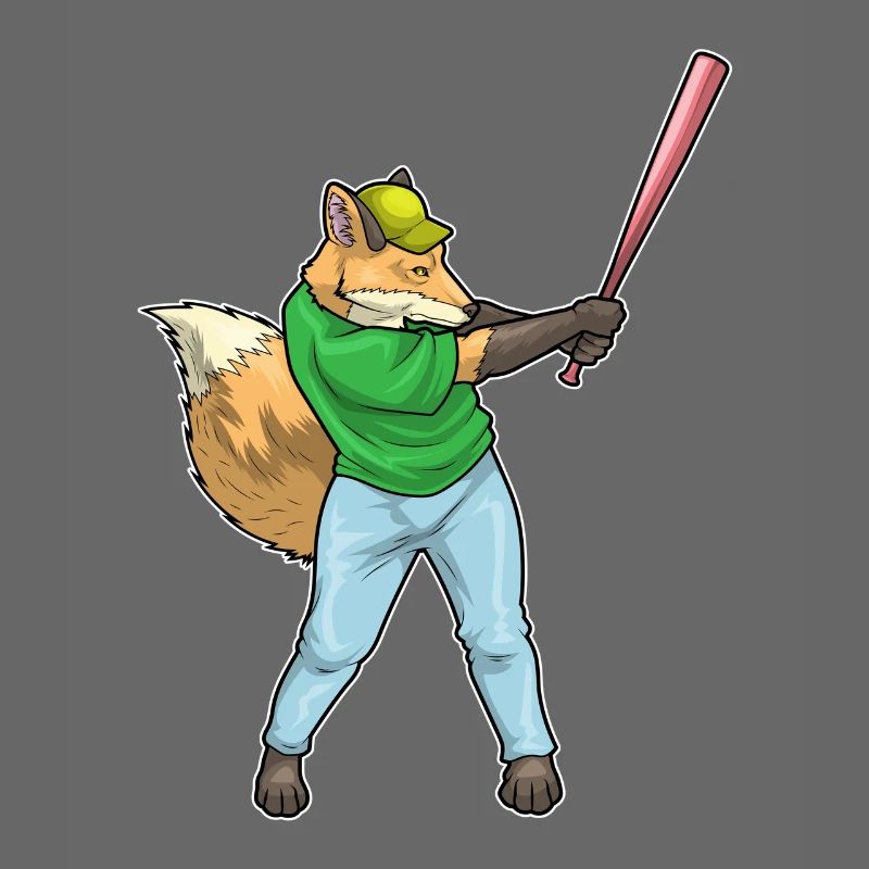 Fuchs Baseball Baseballschläger