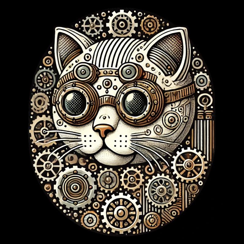 Steampunk Kitty Cat