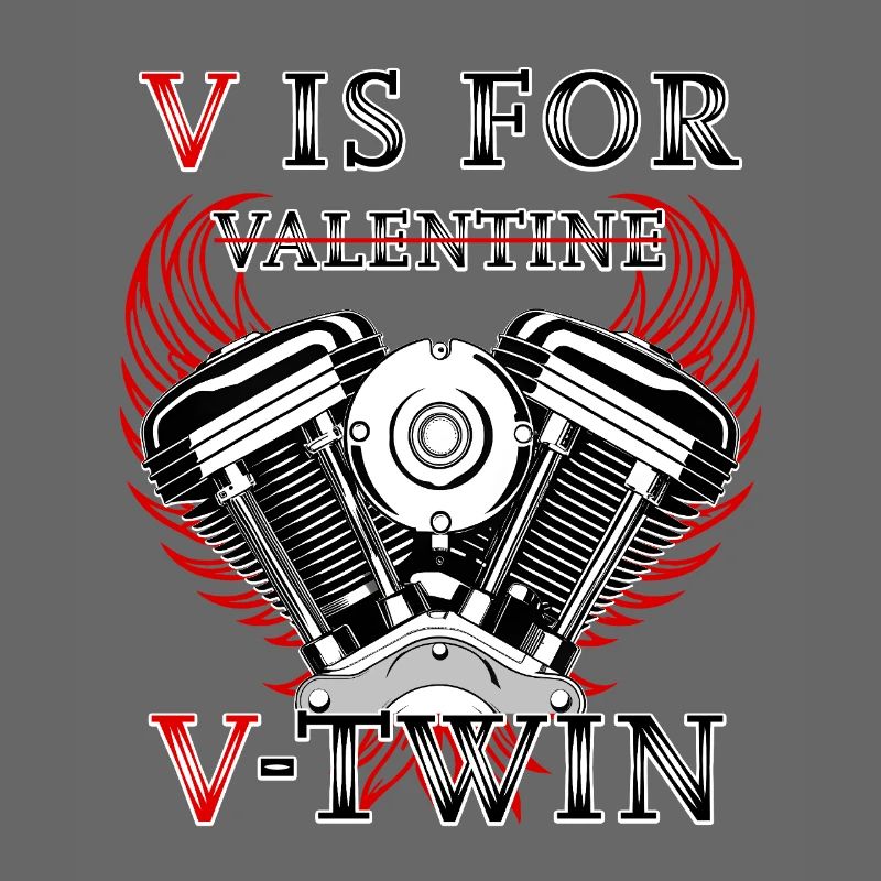 V comme Valentine, conception de moto V-Twin
