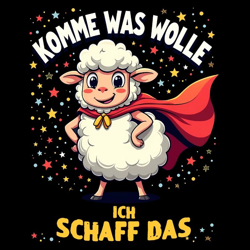 Komme Was Wolle Ich Schaff Das Karneval Schaf