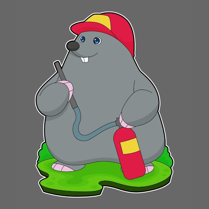 Mole Firefighter Fire Extinguisher