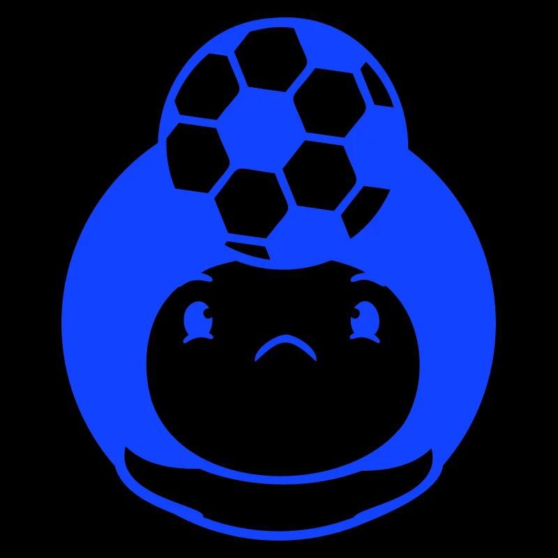 Duck Playing Soccer Header Ball Balancing Head