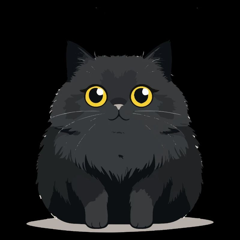 Chonky Cat - Cute Pet Sticker