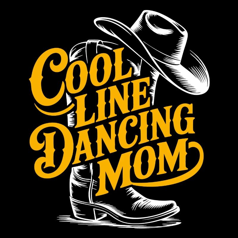 Line Dance Mom Linedance Mama Geschenk