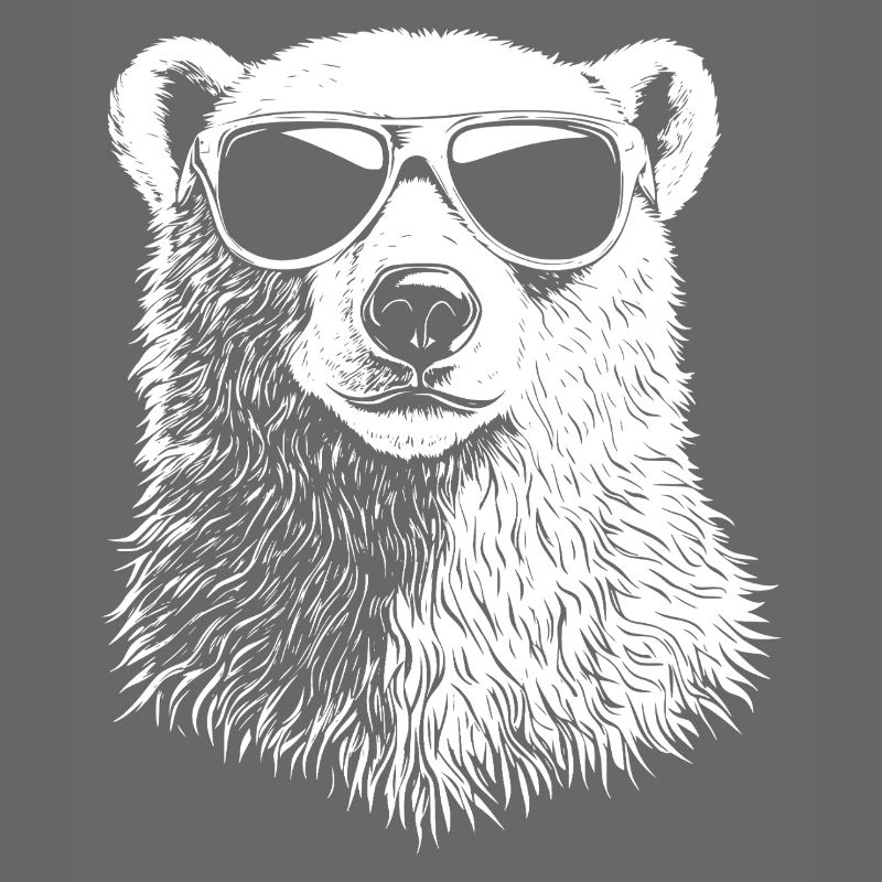 Cool Polar Bear Sunglasses Summer Bear