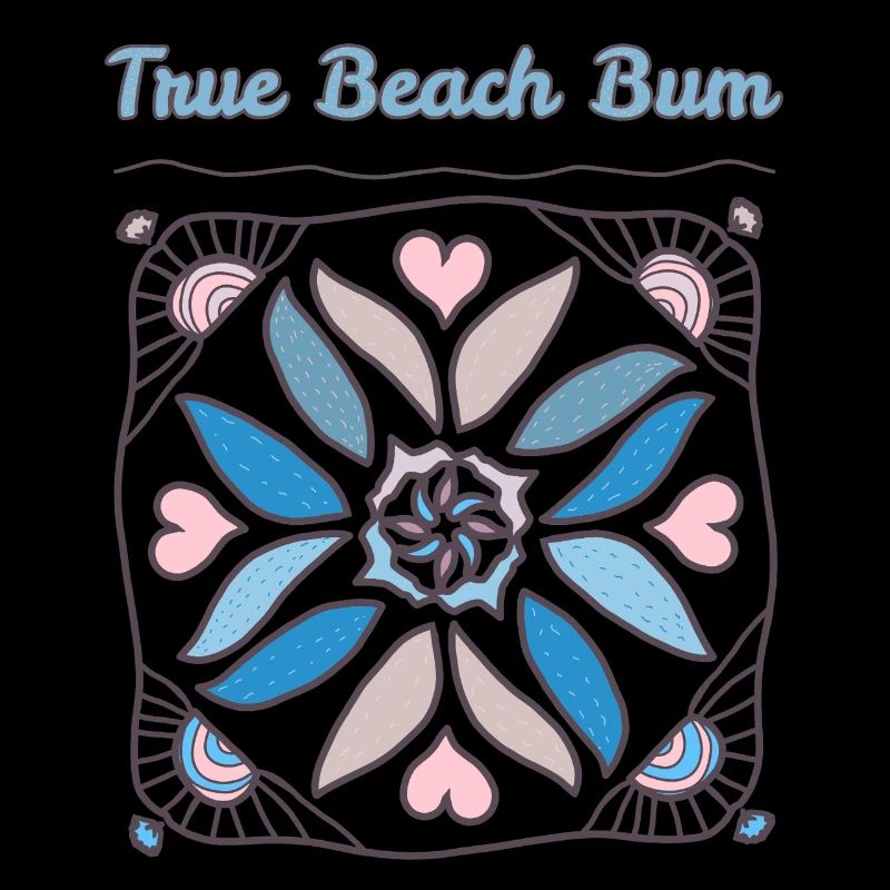 Imprimé Mandala True Beach Bum