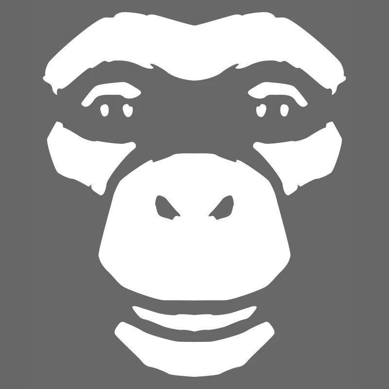 Monkey Face – Style primate de la jungle sauvage