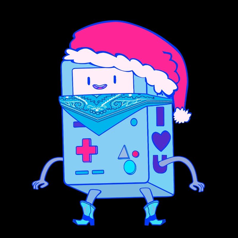 Bot Père Noël robot de Noël Kawaii