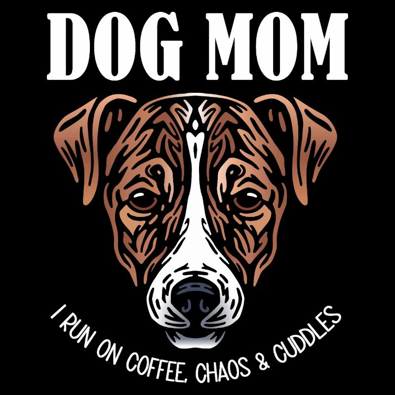 Jack Russell Dog Mom - Coffee Chaos Cuddles