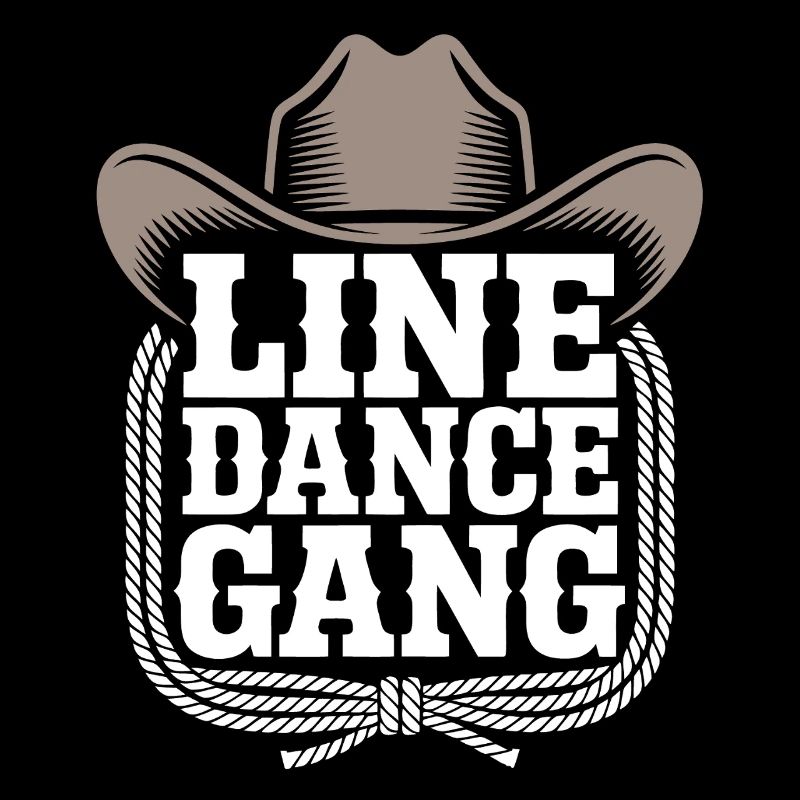 Cowboy de la bande de danse en ligne